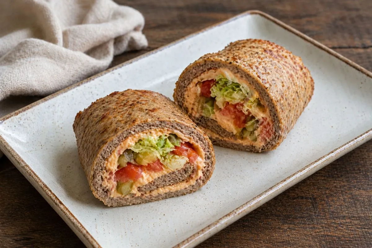 BigMac Rolle proteinreich - Proteinreiches Rezept | Magenkompass